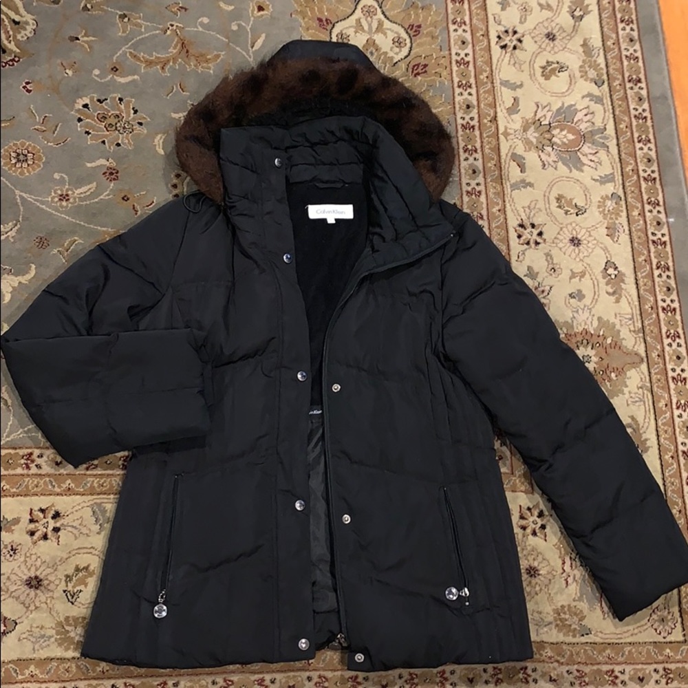 CK Duck Down winter puffer jacket women’s